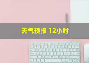 天气预报 12小时